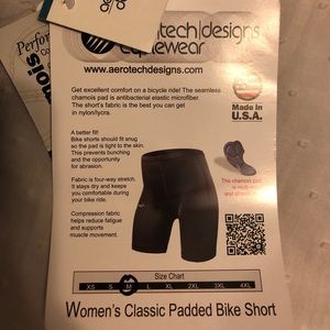 Women’s Padded Biking Shorts -Size Medium